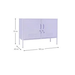 New Aparador De Metal Con Puertas Mustard Armarios