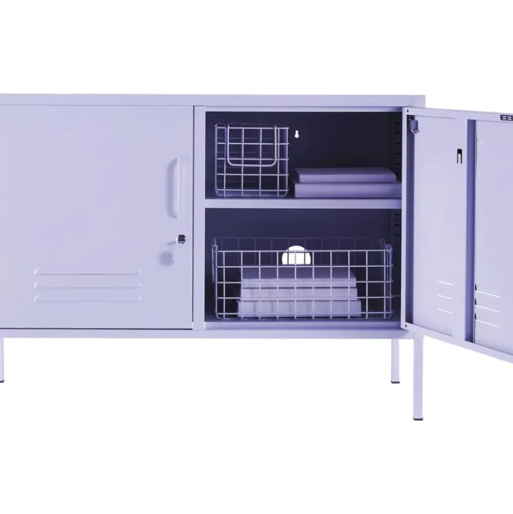 New Aparador De Metal Con Puertas Mustard Armarios