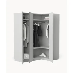 Discount Armario Esquinero Modular Charlotte, 3 Puertas (165 Cm), Diferentes Variantes Armarios