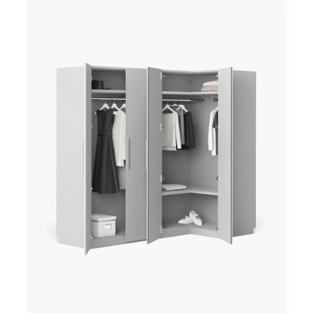 Best Armario Esquinero Modular Simone, 4 Puertas (215 Cm), Diferentes Variantes Armarios