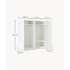 New Armario Esquinero Modular Charlotte, 4 Puertas (215 Cm), Diferentes Variantes Armarios