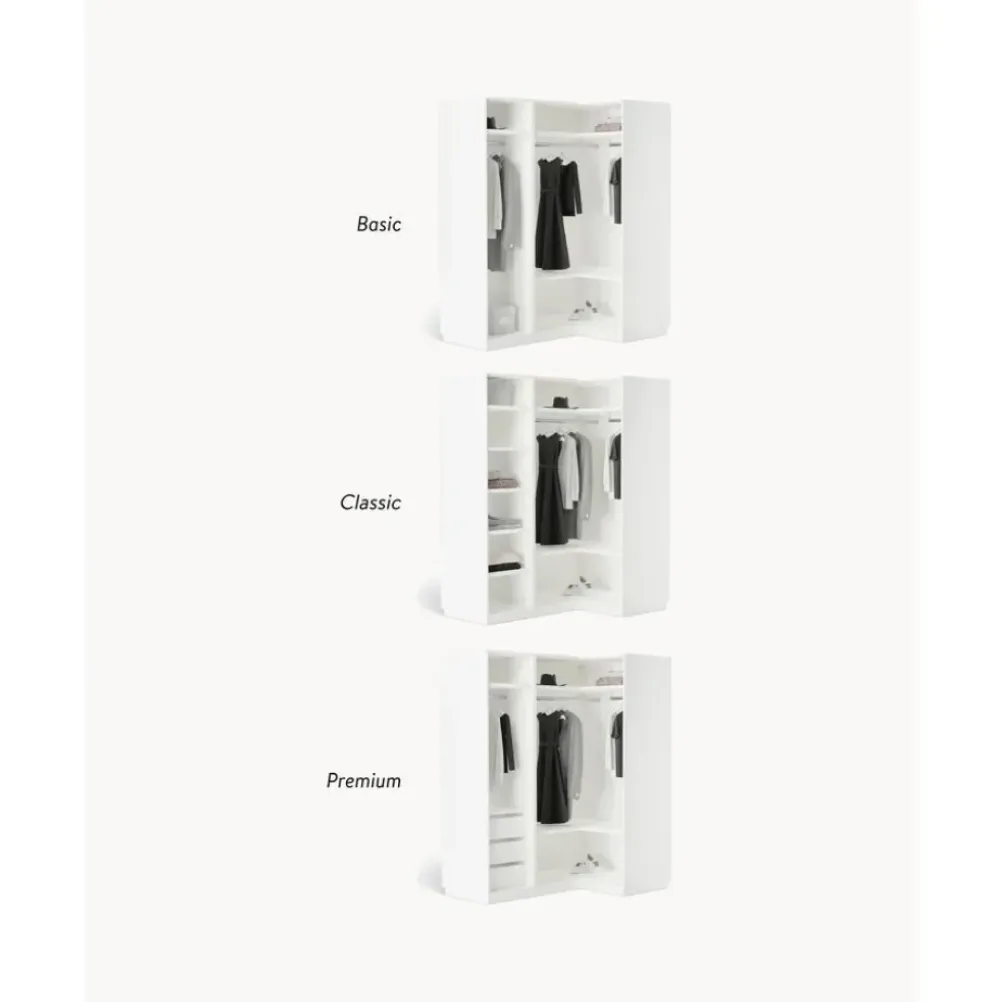 Best Armario Esquinero Modular Leon, 3 Puertas (165 Cm), Diferentes Variantes Armarios