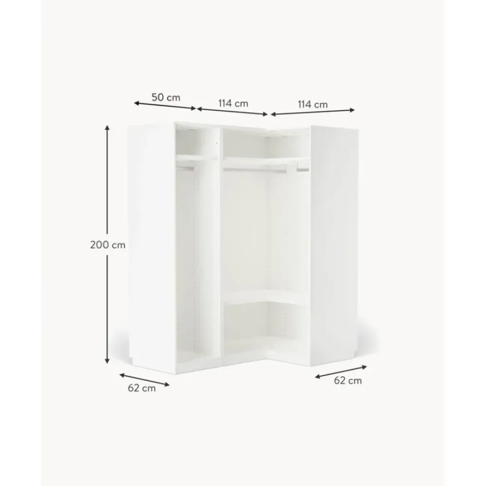 Best Armario Esquinero Modular Leon, 3 Puertas (165 Cm), Diferentes Variantes Armarios