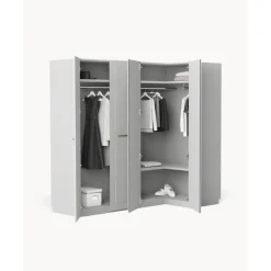 Sale Armario Esquinero Modular Charlotte, 4 Puertas (215 Cm), Diferentes Variantes Armarios