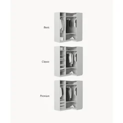 New Armario Esquinero Modular Leon, 2 Puertas (115 Cm), Diferentes Variantes Armarios