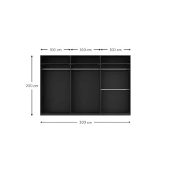 Sale Armario Modular Leon, 6 Puertas (300 Cm), Diferentes Variantes Armarios