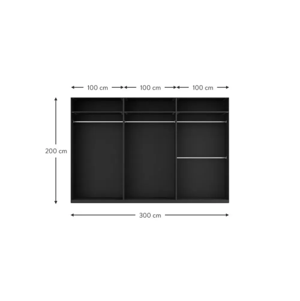 Sale Armario Modular Leon, 6 Puertas (300 Cm), Diferentes Variantes Armarios
