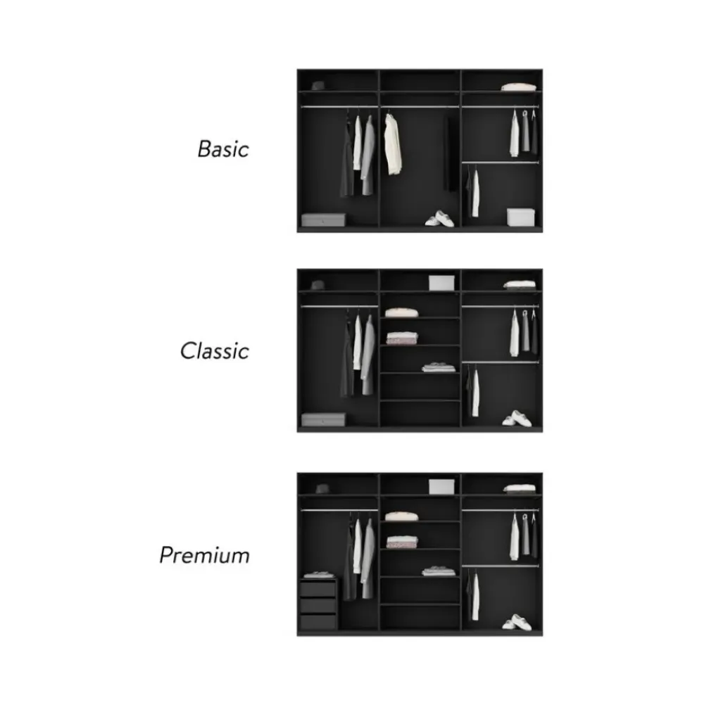 Sale Armario Modular Leon, 6 Puertas (300 Cm), Diferentes Variantes Armarios