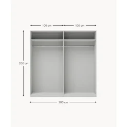 Fashion Armario Modular Leon, 4 Puertas (200 Cm), Diferentes Variantes Armarios
