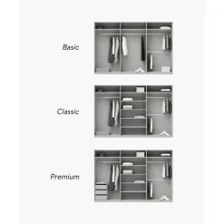 New Armario Modular Leon, 6 Puertas (300 Cm), Diferentes Variantes Armarios