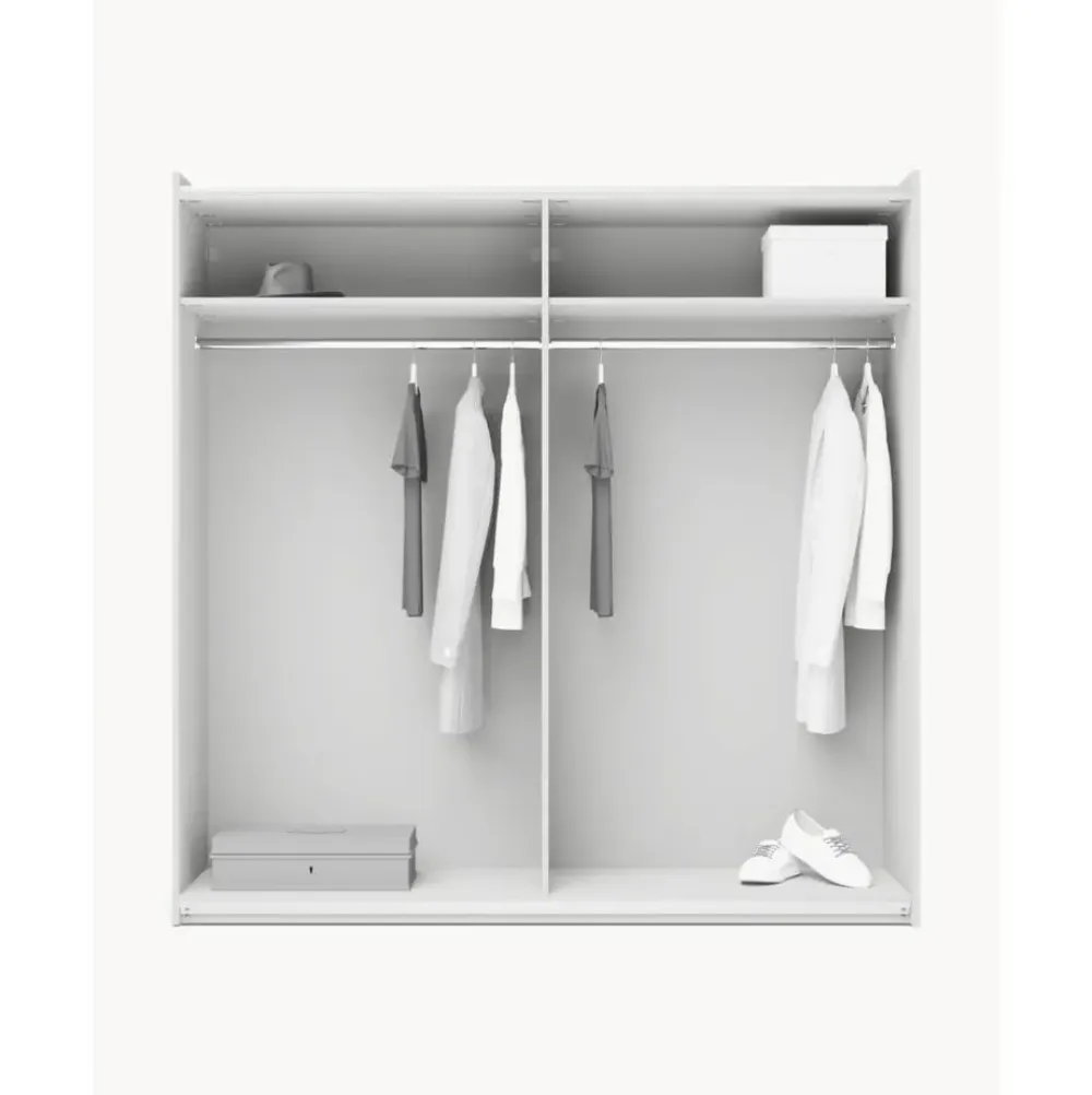 New Armario Modular Leon, 2 Puertas Correderas (200 Cm), Diferentes Variantes Armarios