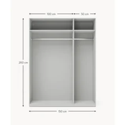 Clearance Armario Modular Leon, 3 Puertas (150 Cm), Diferentes Variantes Armarios