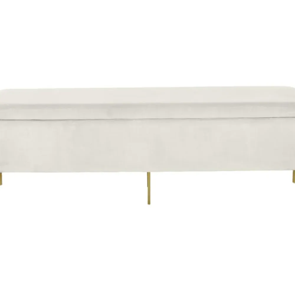 Best Banco Almacenaje Y Baul De Terciopelo Harper Bancos Para Dormitorio