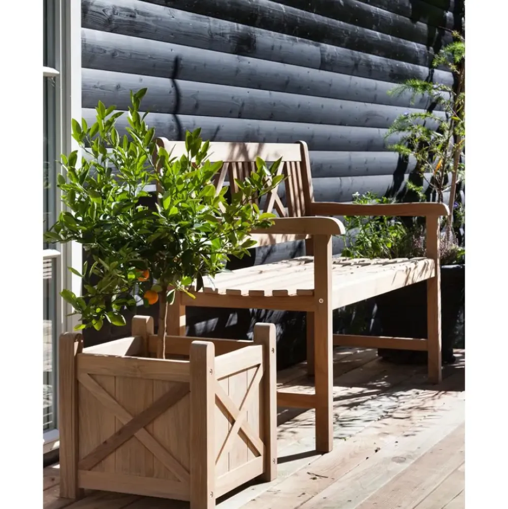 Clearance Banco De Madera De Teca Para Exterior Rosenborg Muebles De Jardin