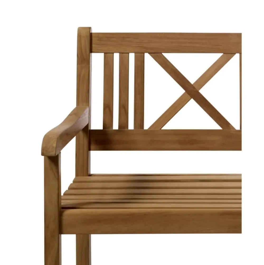 Clearance Banco De Madera De Teca Para Exterior Rosenborg Muebles De Jardin