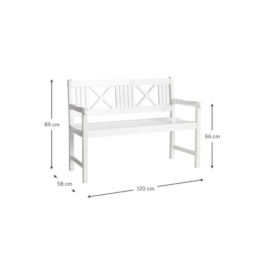 Hot Banco Grande De Madera Para Exterior Rosenborg Muebles De Jardin