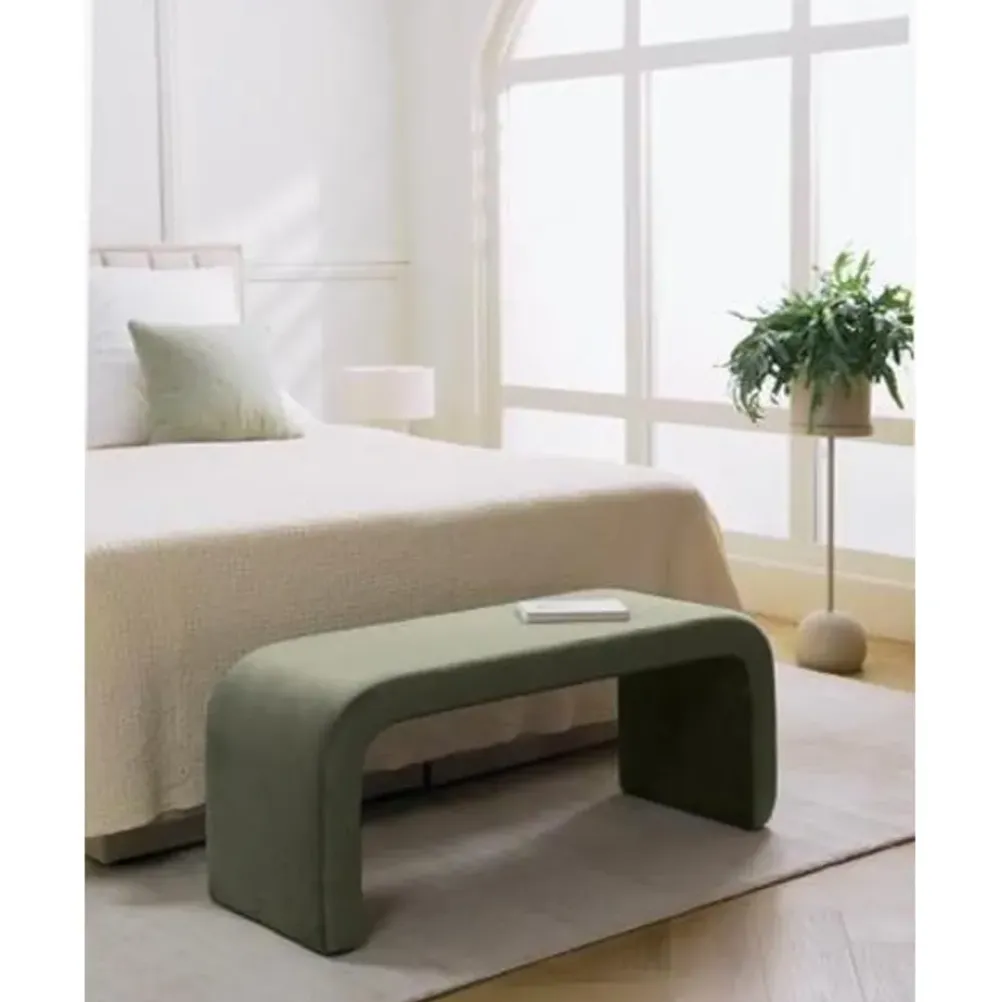 Discount Banco Tejido Boucle Penelope Bancos Para Dormitorio