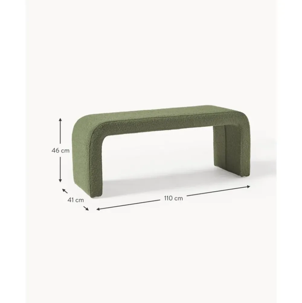 Discount Banco Tejido Boucle Penelope Bancos Para Dormitorio