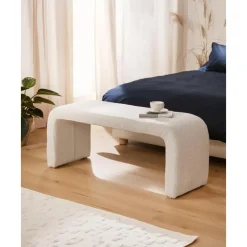 Sale Banco Tejido Boucle Penelope Bancos Para Dormitorio