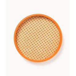 Sale Bandeja Redonda Con Tejido Vienes Carina Bandejas Decorativas