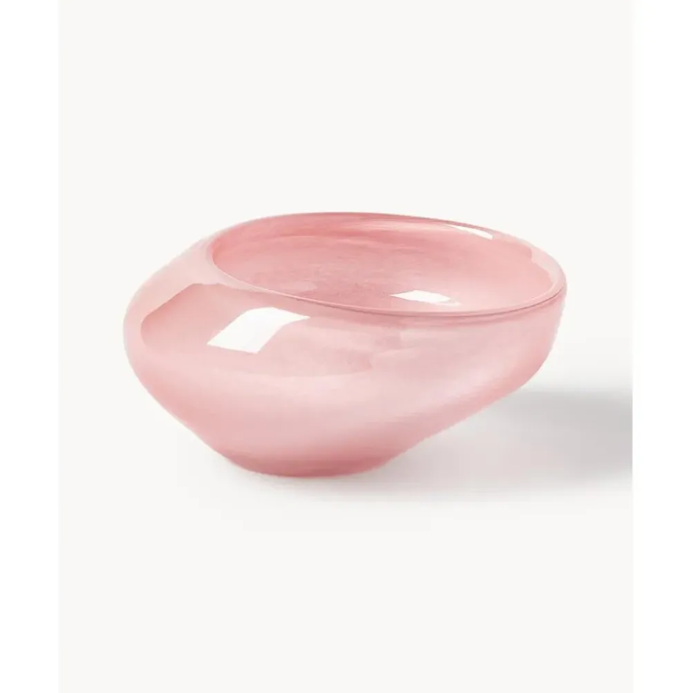 Clearance Bol Decorativo Artesanal De Vidrio Ashley Cuencos Decorativos
