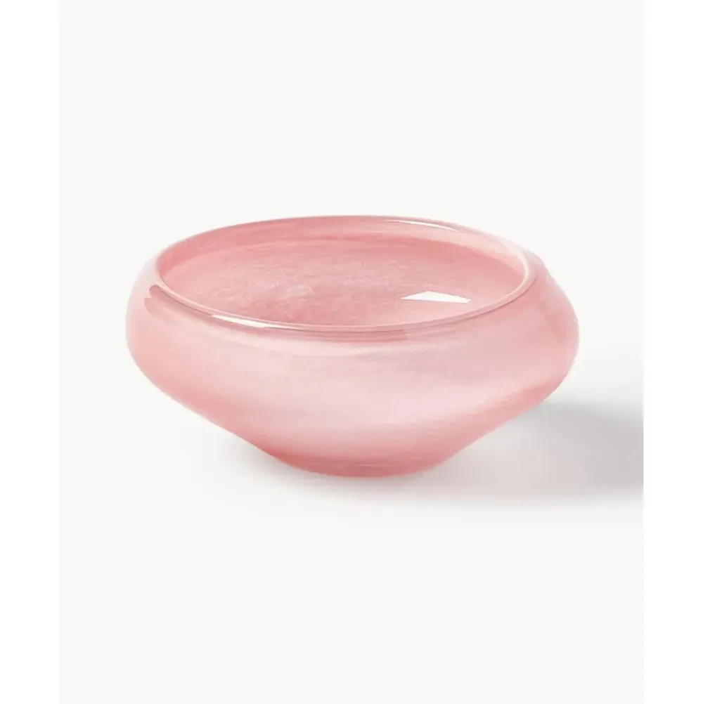 Clearance Bol Decorativo Artesanal De Vidrio Ashley Cuencos Decorativos