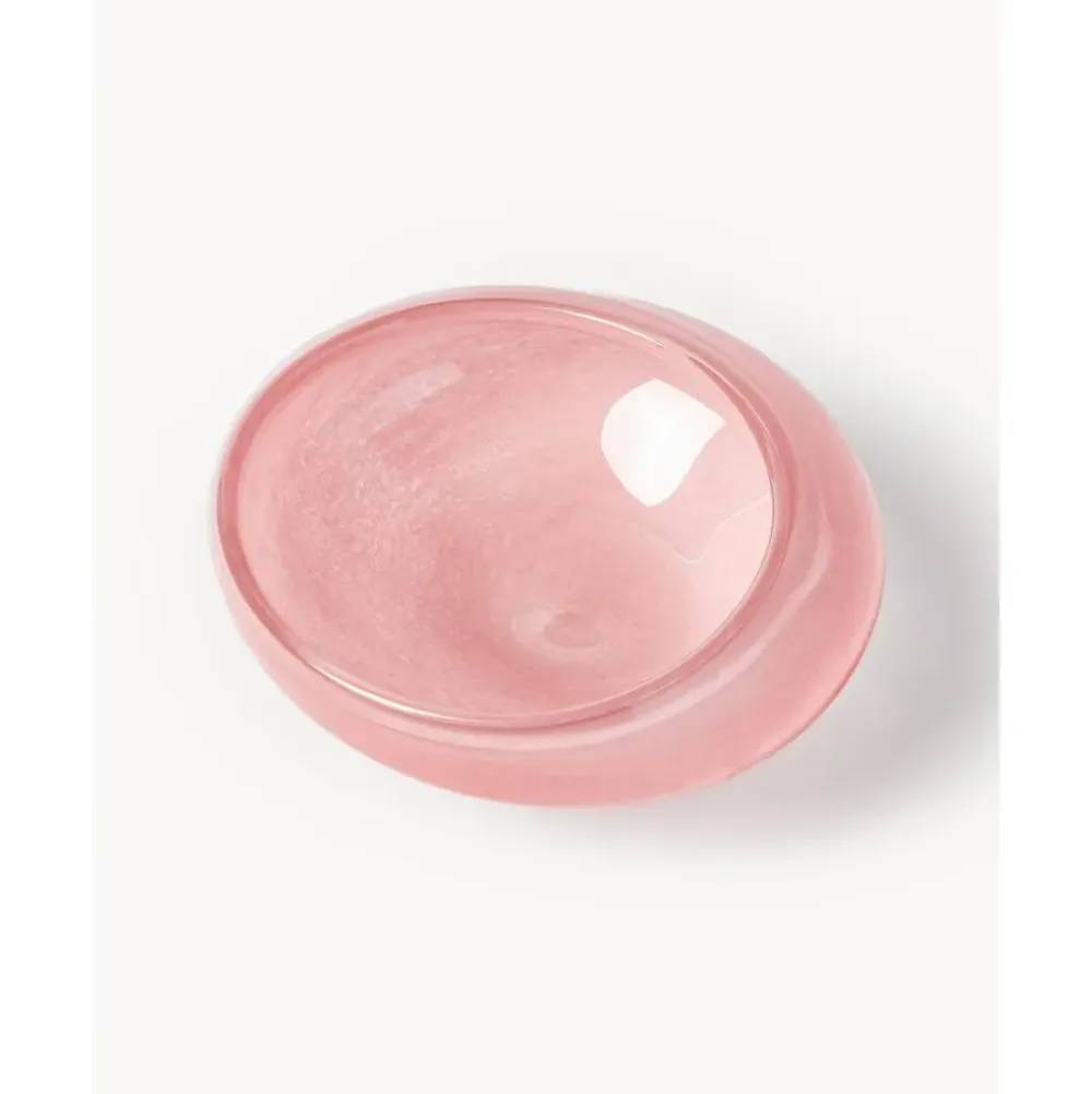 Clearance Bol Decorativo Artesanal De Vidrio Ashley Cuencos Decorativos