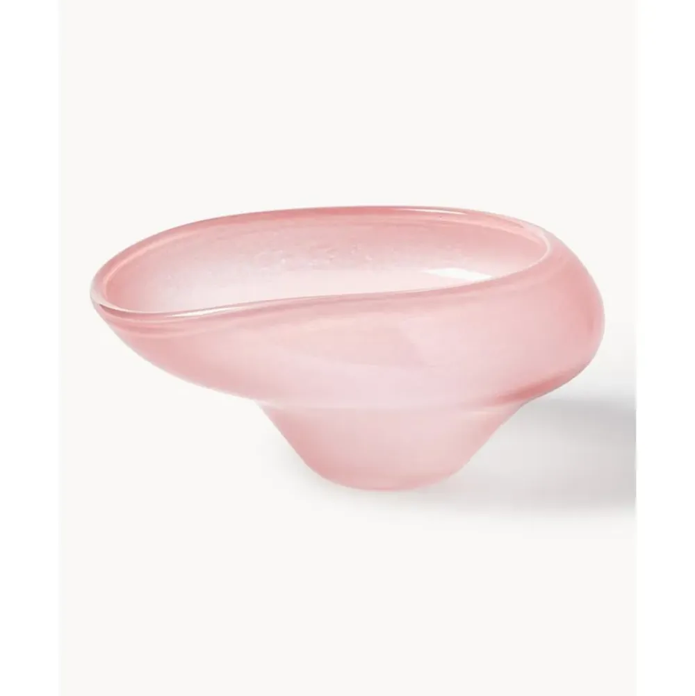 Clearance Bol Decorativo Artesanal De Vidrio Ashley Cuencos Decorativos