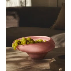 Clearance Bol Decorativo Artesanal De Vidrio Ashley Cuencos Decorativos
