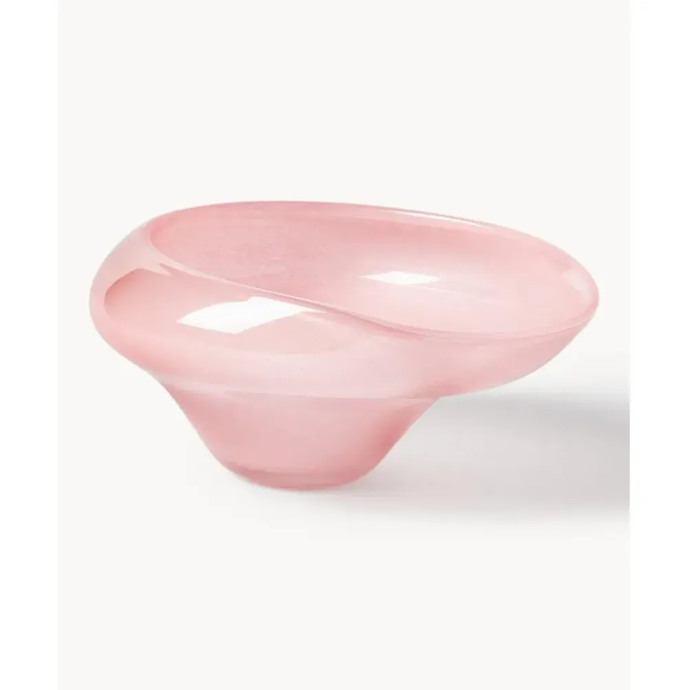 Clearance Bol Decorativo Artesanal De Vidrio Ashley Cuencos Decorativos