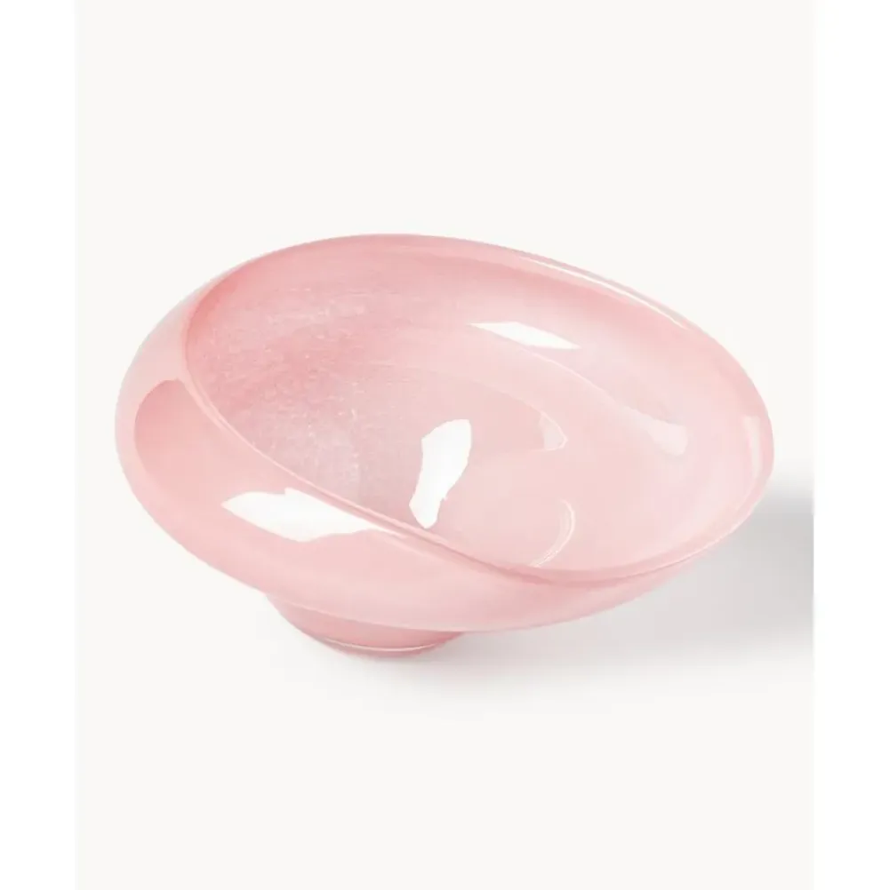 Clearance Bol Decorativo Artesanal De Vidrio Ashley Cuencos Decorativos
