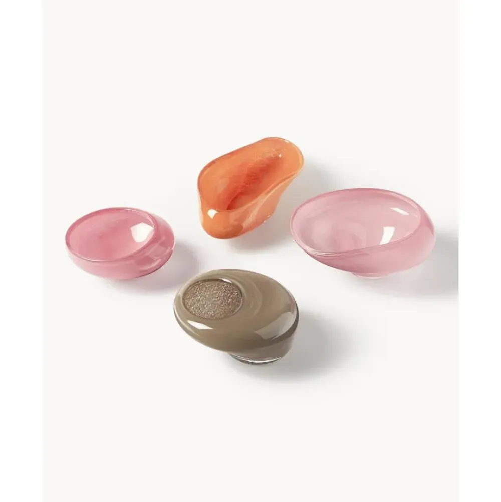 Clearance Bol Decorativo Artesanal De Vidrio Ashley Cuencos Decorativos