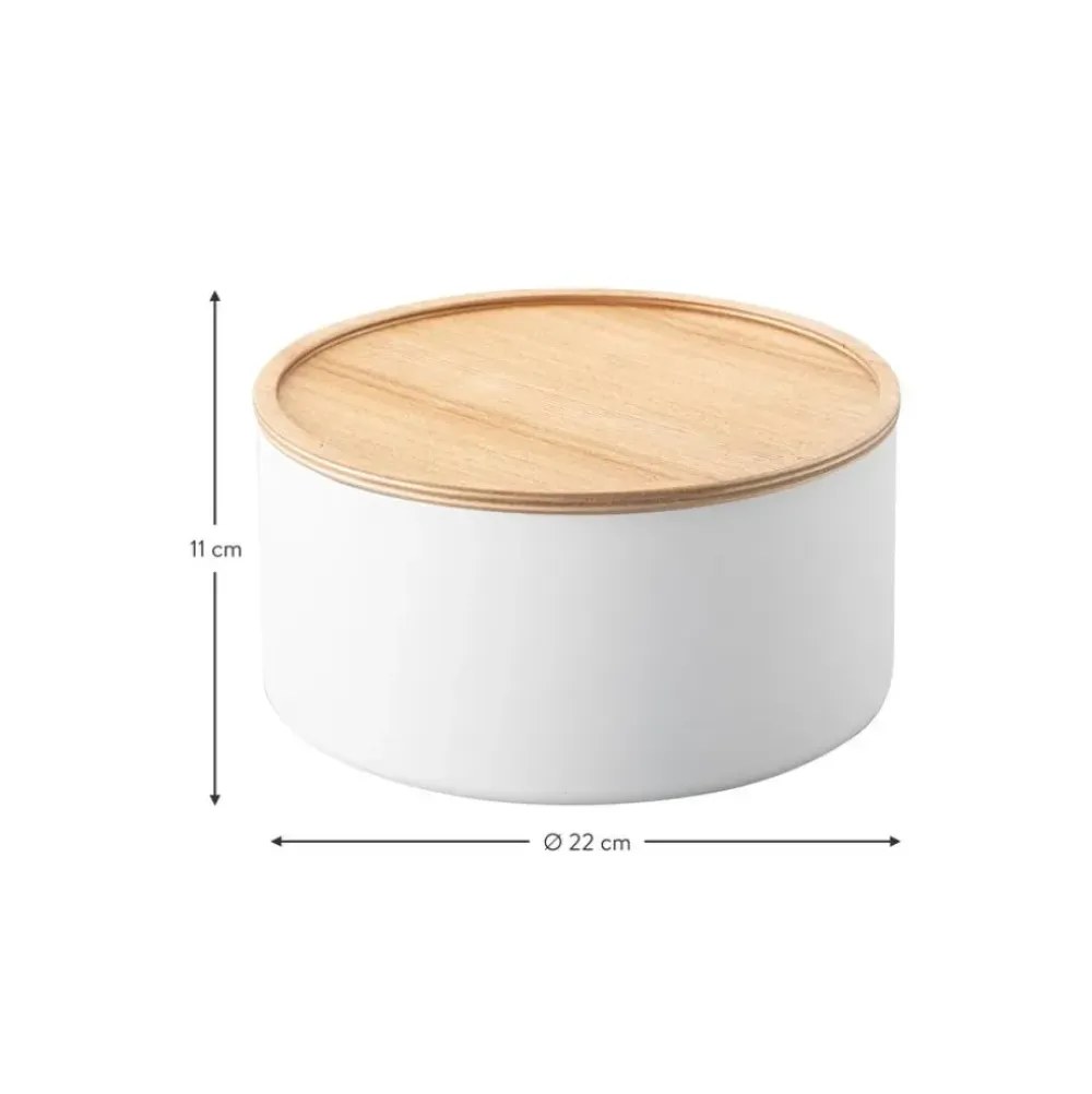 Hot Bote Con Tapadera De Madera Rin Joyeros