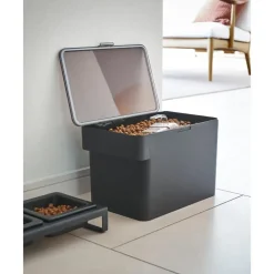 Clearance Caja Con Medidor Para Comida Tower, 2 Pzas. Accesorios Para Animales