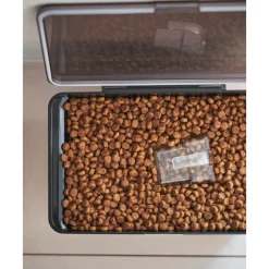 Clearance Caja Con Medidor Para Comida Tower, 2 Pzas. Accesorios Para Animales