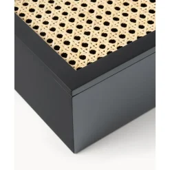 Outlet Caja Con Tejido Vienes Carina Cajas De Almacenaje