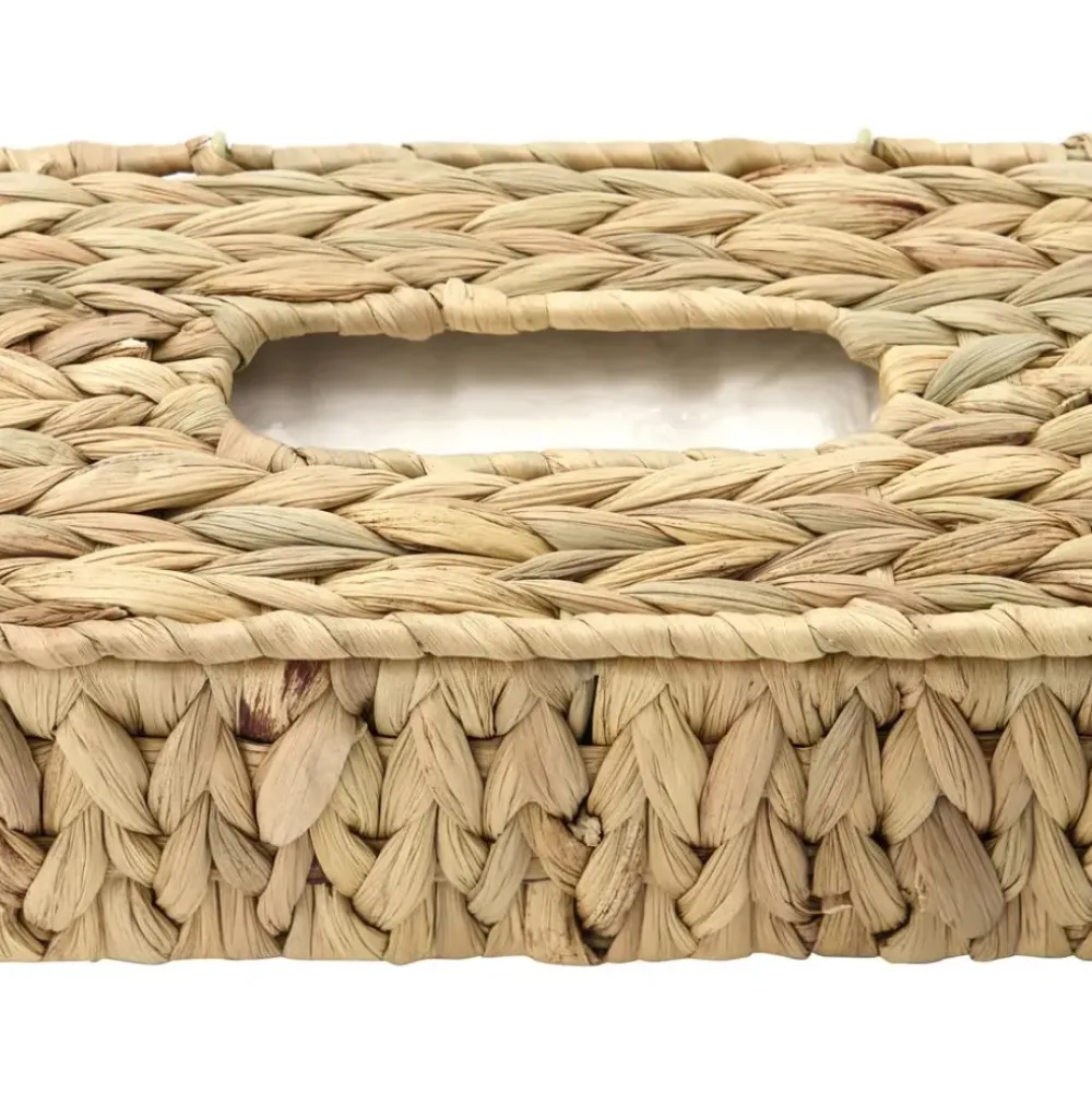 Outlet Caja De Panuelos De Fibras Naturales Cleana Accesorios De Bano