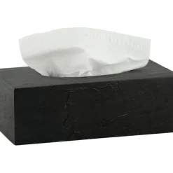 Outlet Caja De Panuelos En Look Pizarra Slate Accesorios De Bano