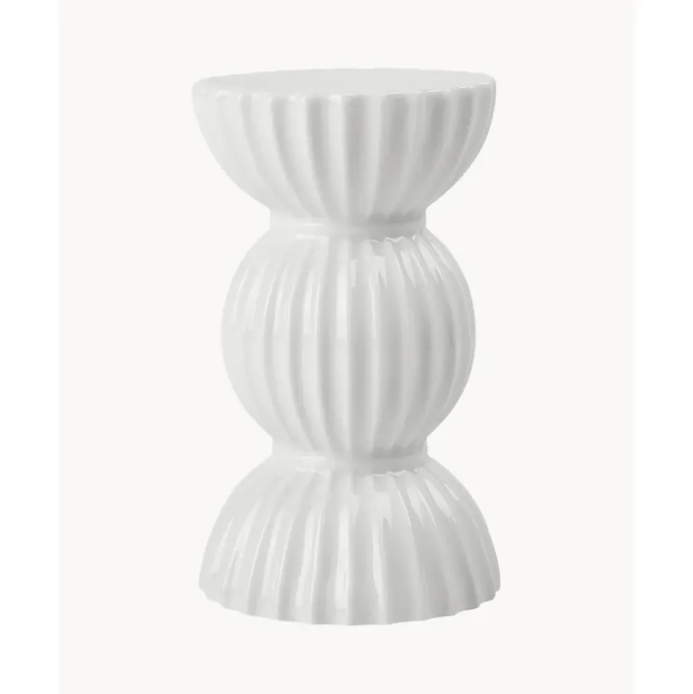 Discount Candelabro De Porcelana Con Relieves Tura Candelabros
