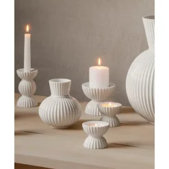 Discount Candelabro De Porcelana Con Relieves Tura Candelabros