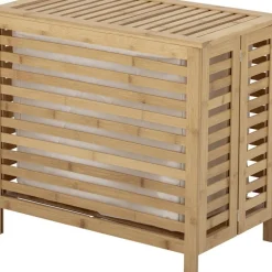 Sale Cesta De Lavanderia De Bambu Con Bolsa De Tela Aden Cestos De La Ropa