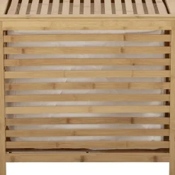 Sale Cesta De Lavanderia De Bambu Con Bolsa De Tela Aden Cestos De La Ropa