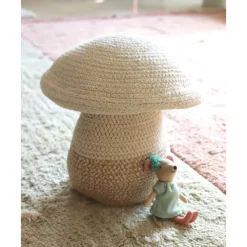 Discount Cesta Infantil Artesanal Mushroom, 27 Cm Cestas