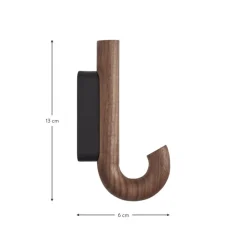 Fashion Colgador De Madera De Nogal Umbrella, Diferentes Tamanos Percheros