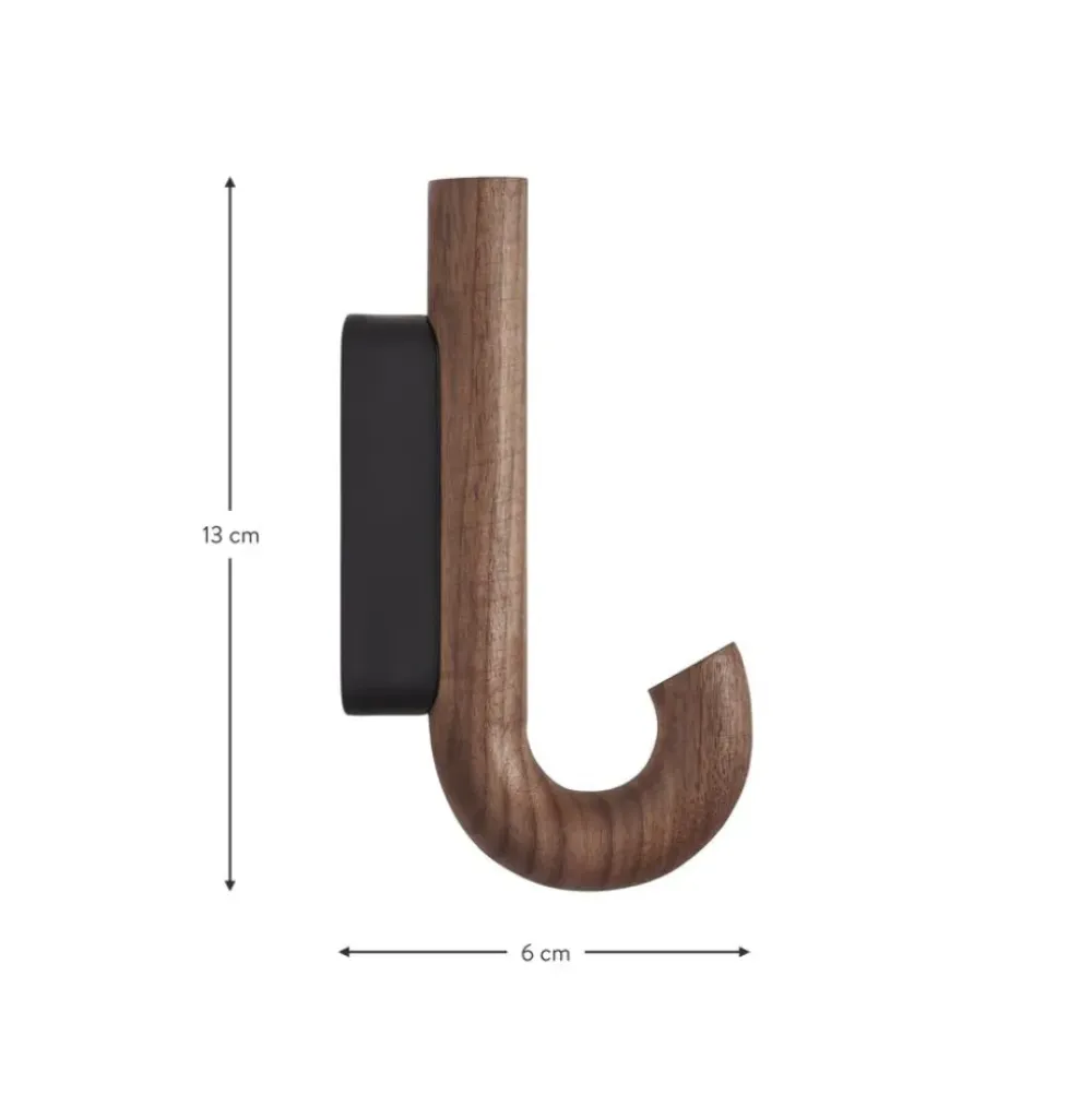 Fashion Colgador De Madera De Nogal Umbrella, Diferentes Tamanos Percheros