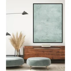 Fashion Cuadro En Lienzo Pintado A Mano Simple Living, Marco De Madera Lienzos
