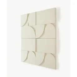 Fashion Decoracion De Pared De Madera Massimo, 4 Uds. Objetos Decorativos De Pared