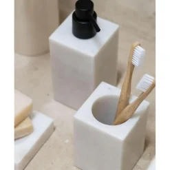 Clearance Dosificador De Jabon De Marmol Andre Dispensador De Jabon Y Jaboneras