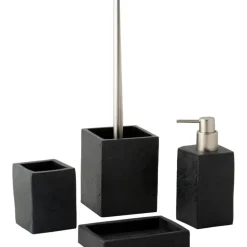 Clearance Escobilla De Bano En Look Pizarra Slate Escobillas De Bano