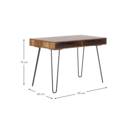 Sale Escritorio De Madera Y Metal Repa Escritorios